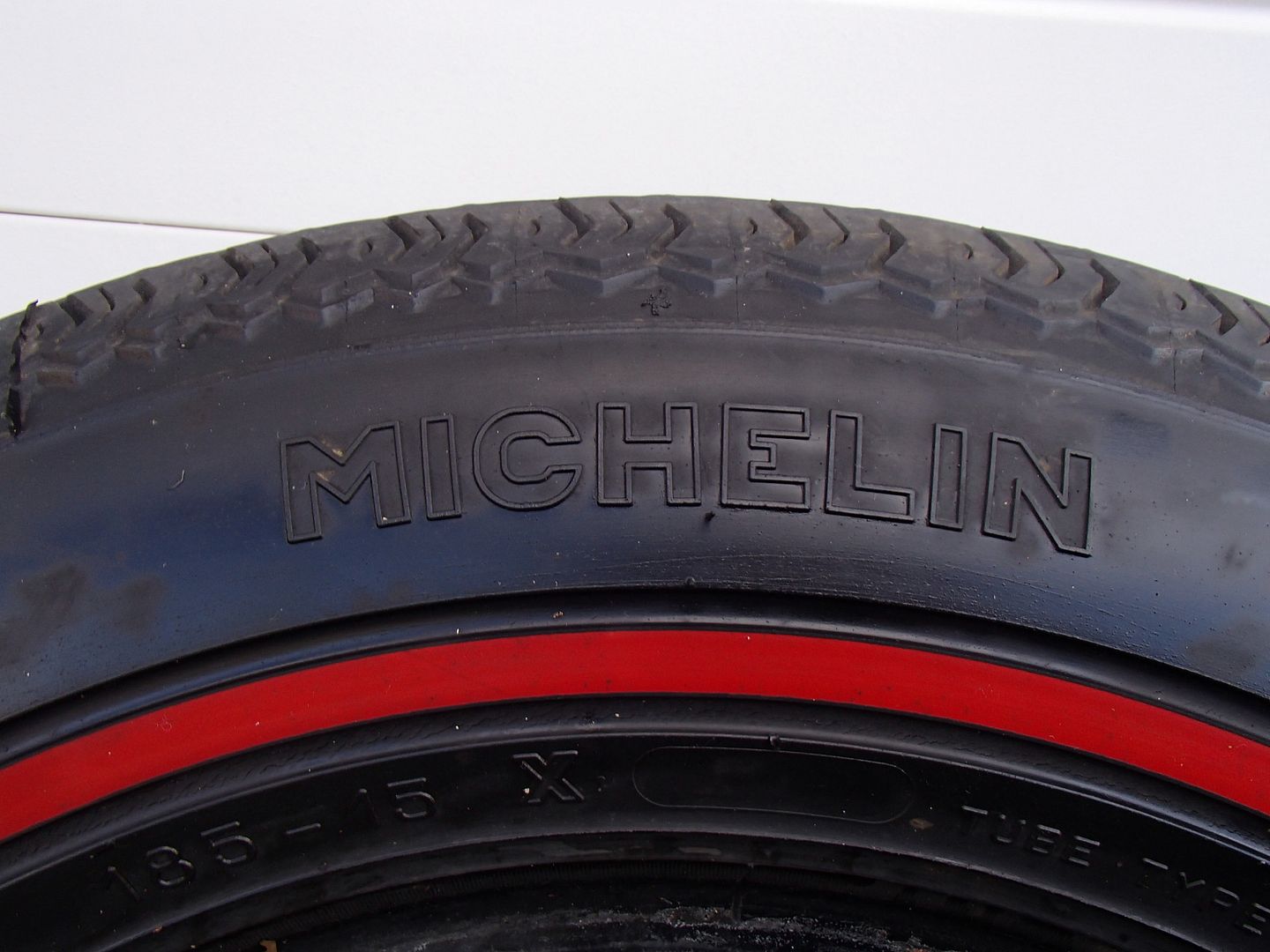 Michelin X Red Line Tires, 18515 TR250, TR6, and XKE eBay